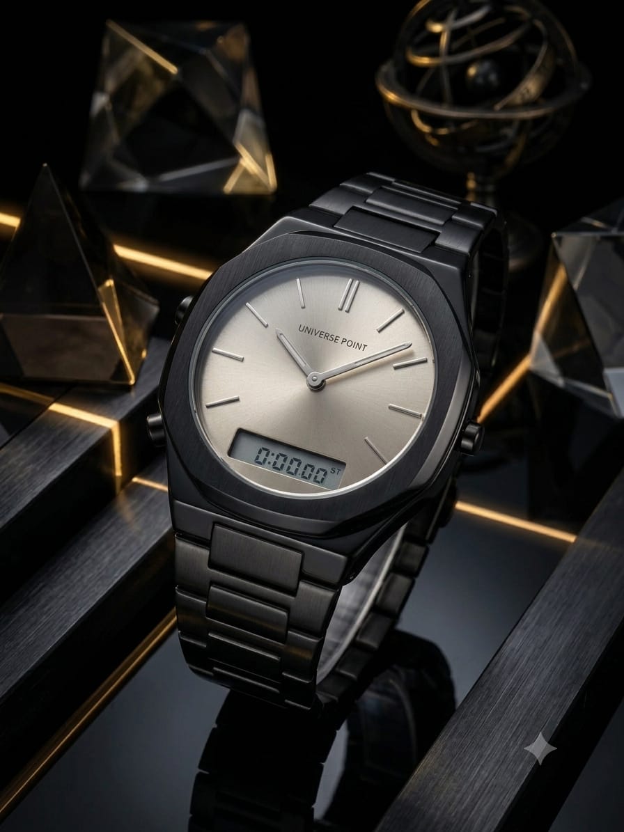 Universe Point Hybrid Analog-Digital Watch